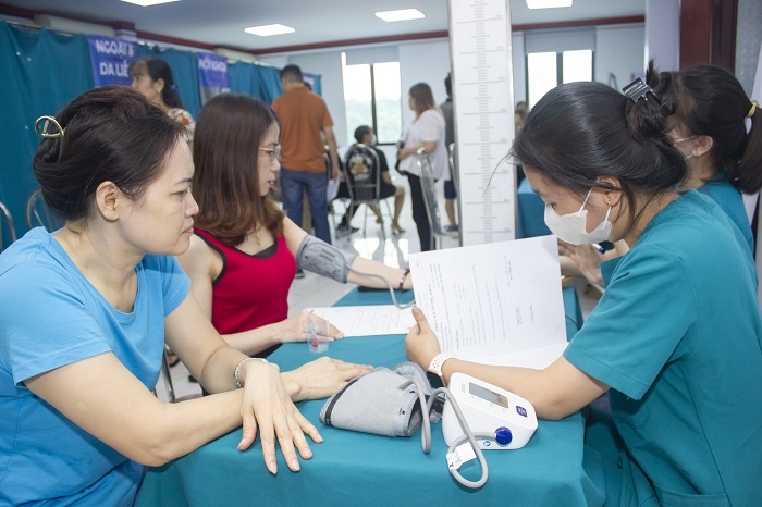 Hơn 150 CBCNV tại Hà Nội được khám sức khỏe định kỳ